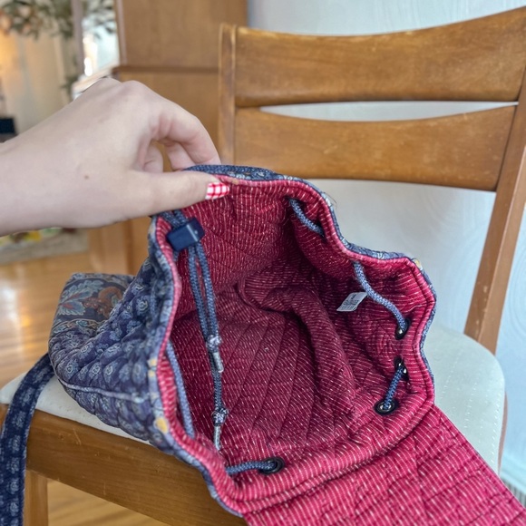 Vintage 1998 Vera Bradley Paisley Mini Backpack - Picture 5 of 5